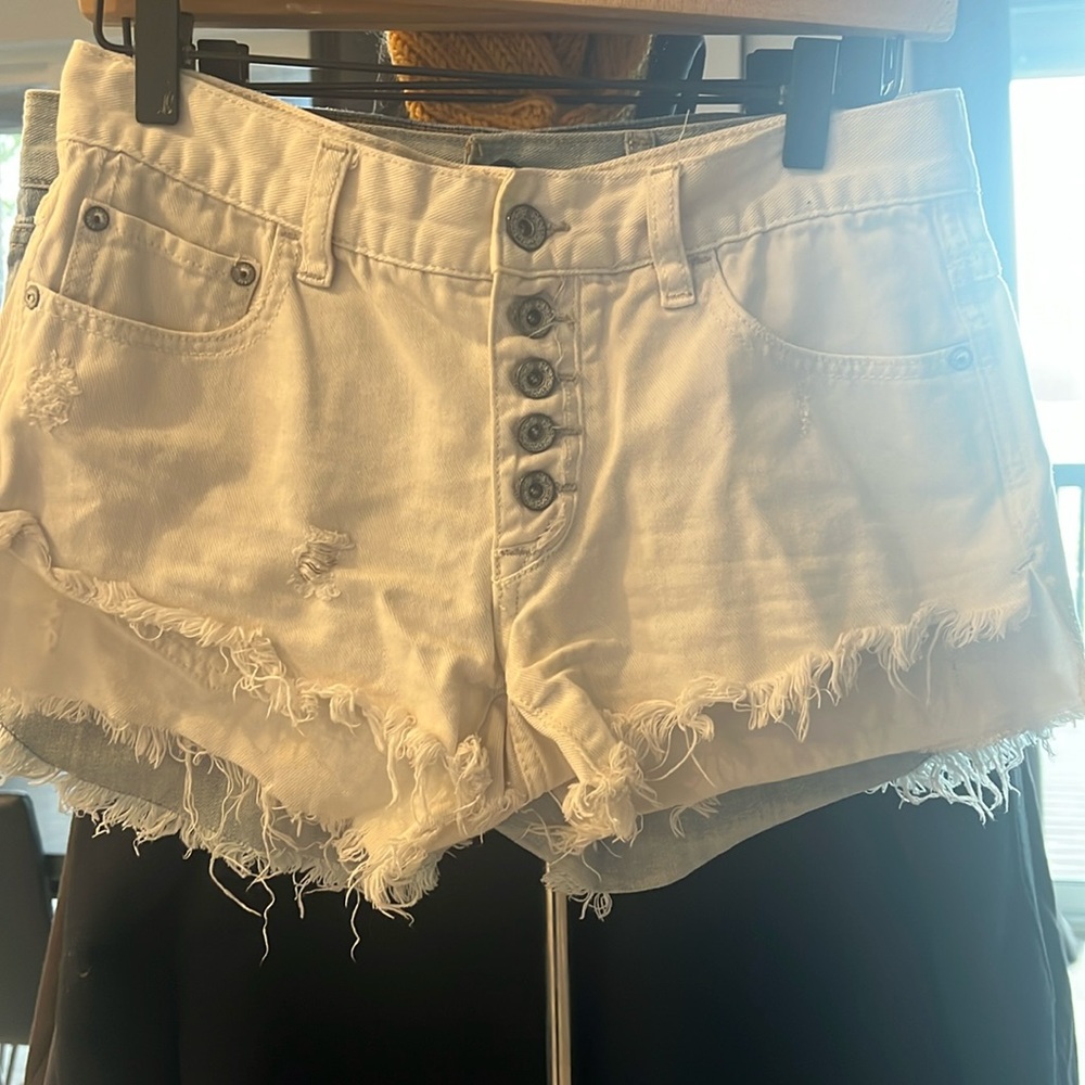 Free People White Short